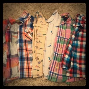 4t short sleeve dress shirts bundle